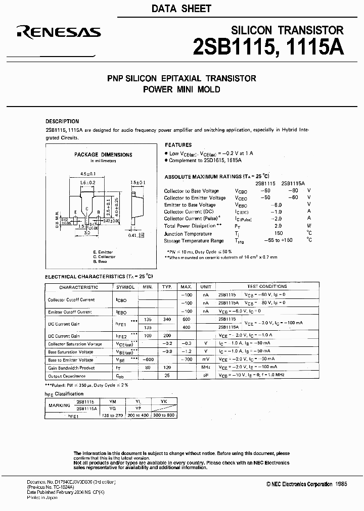 B1115_7728325.PDF Datasheet