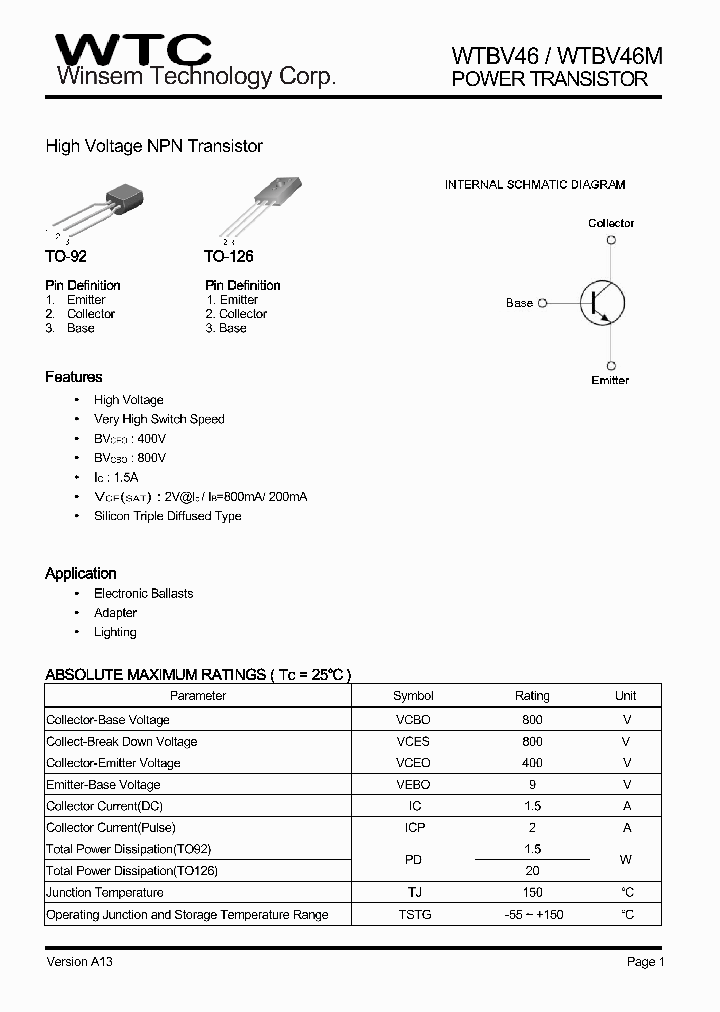 WTBV46M_7728735.PDF Datasheet