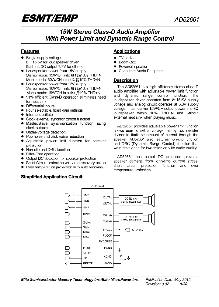AD52661-EH32NAR_7729191.PDF Datasheet