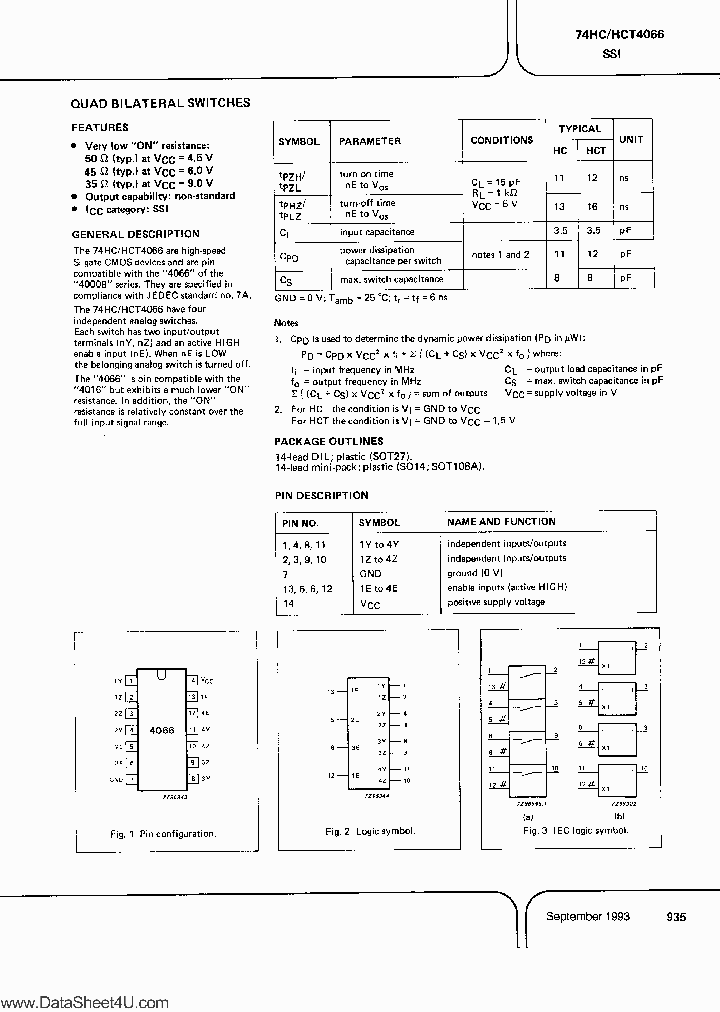 PC74HCT4066_7730137.PDF Datasheet