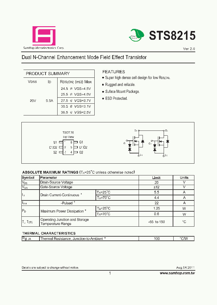 STS8215_7731041.PDF Datasheet