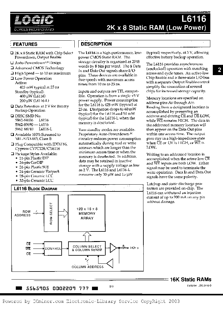 L6116CC10L_7730436.PDF Datasheet