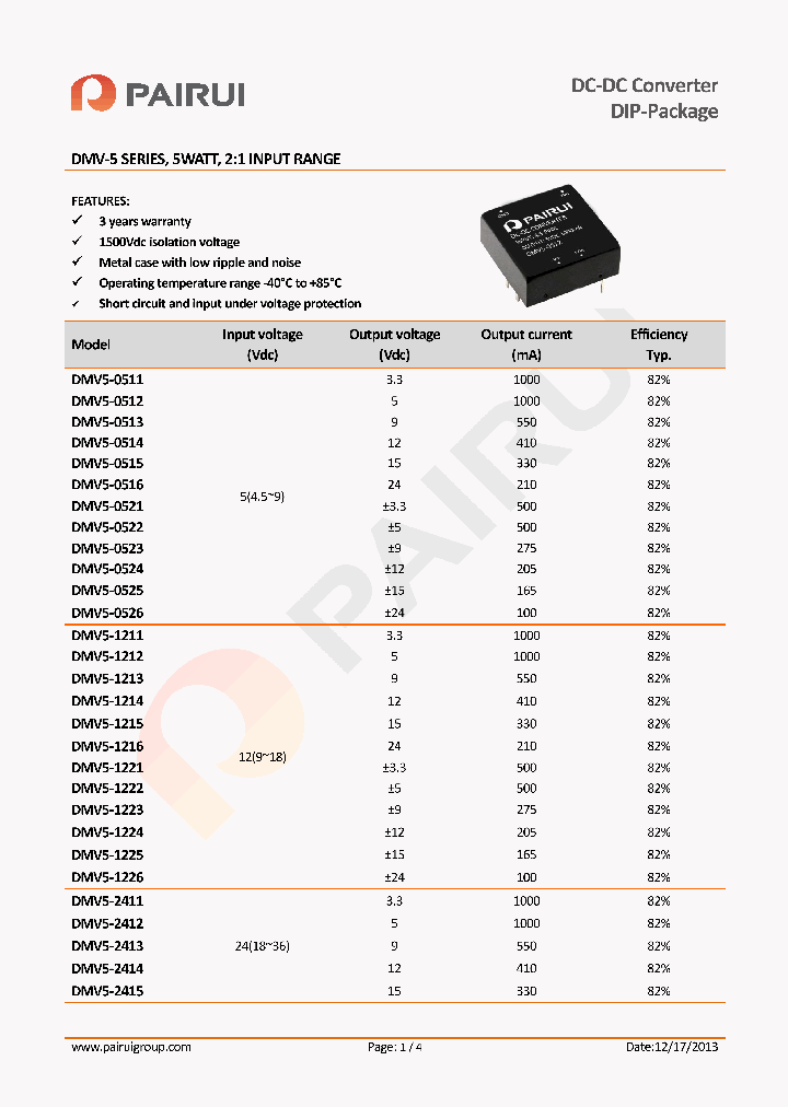 DMV-5_7733964.PDF Datasheet