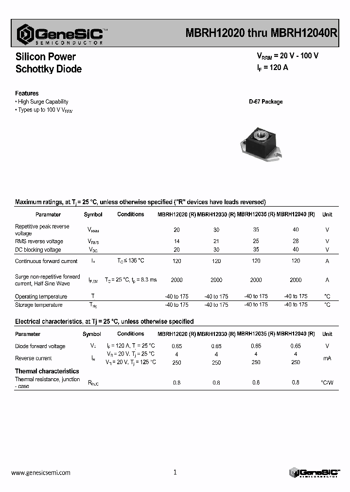 MBRH12020_7735224.PDF Datasheet