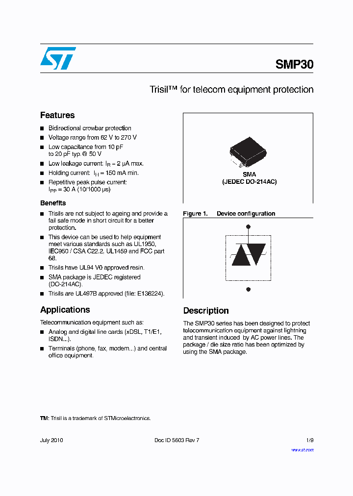 SMP30-68_7734378.PDF Datasheet