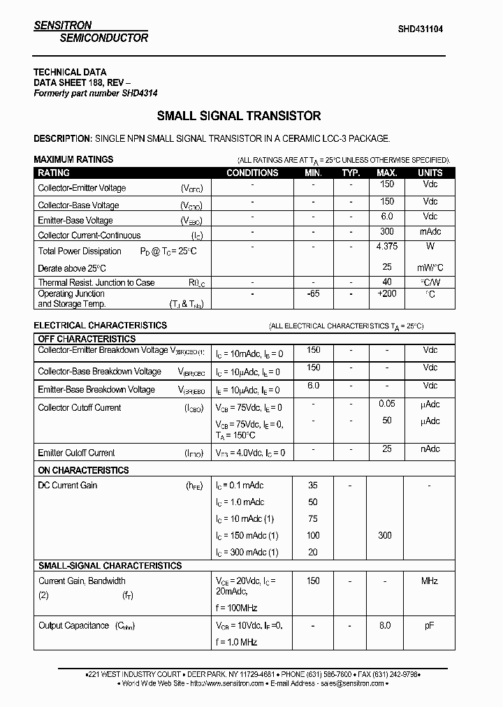 SHD431104_7735325.PDF Datasheet