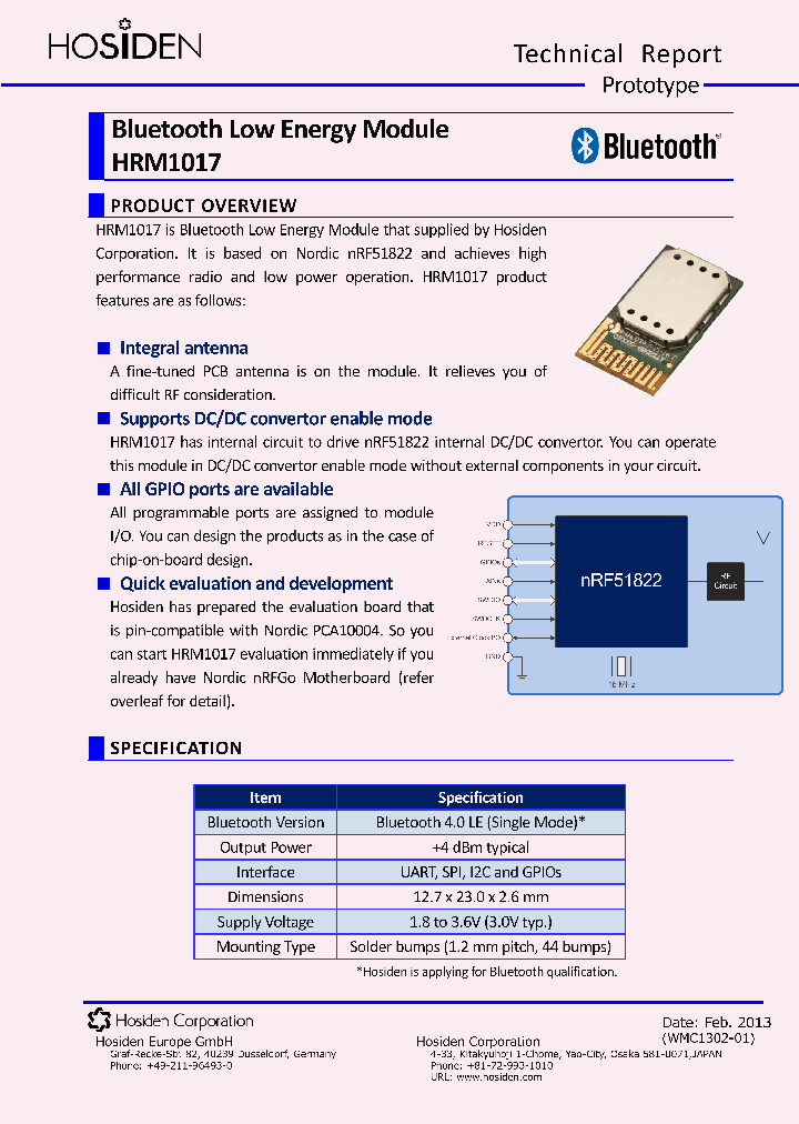 HRM1017_7733825.PDF Datasheet
