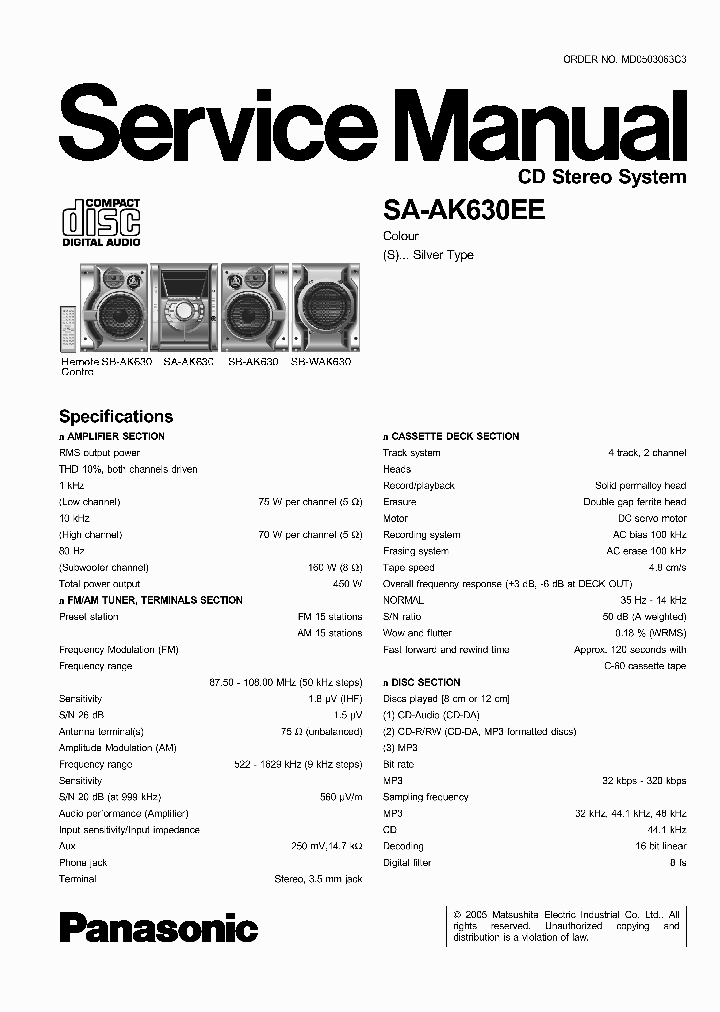 SA-AK630EE_7735405.PDF Datasheet