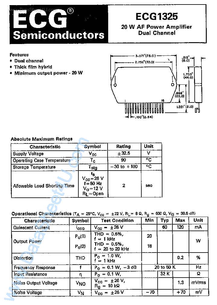 ECG1325_7738736.PDF Datasheet