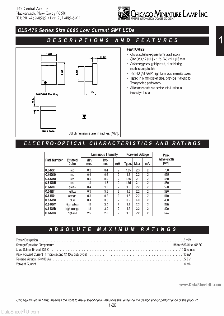 OLS176XX_7738401.PDF Datasheet