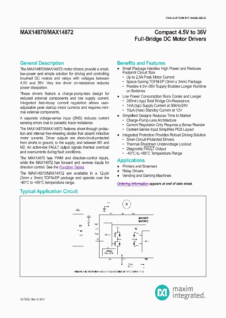 MAX14872ETC_7739368.PDF Datasheet