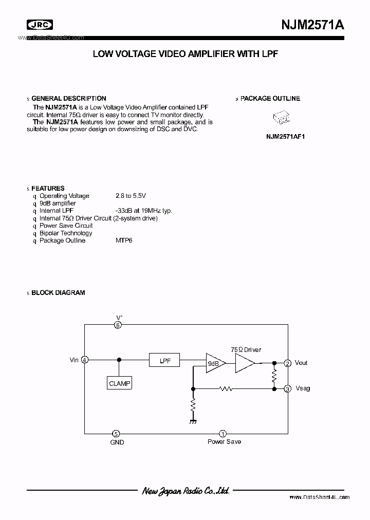 NJM2571A_7740659.PDF Datasheet
