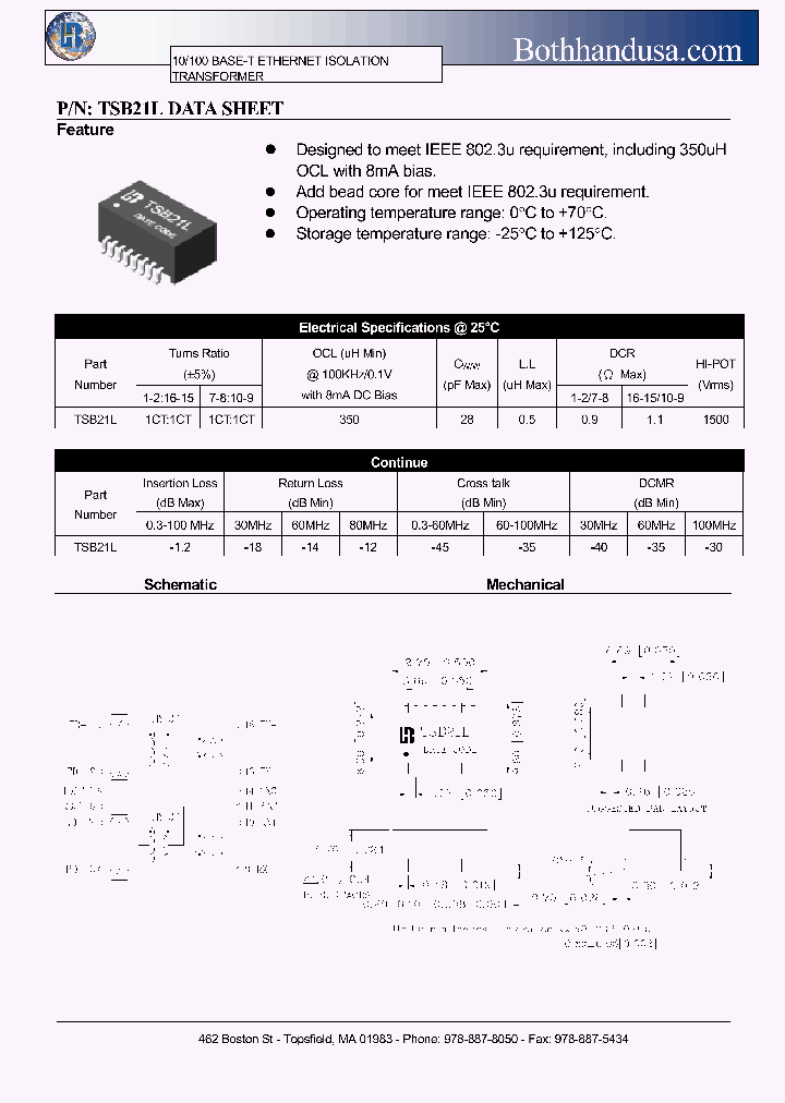 TSB21L_7741432.PDF Datasheet