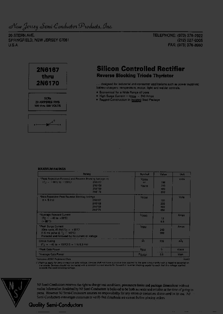 2N6167_7741589.PDF Datasheet