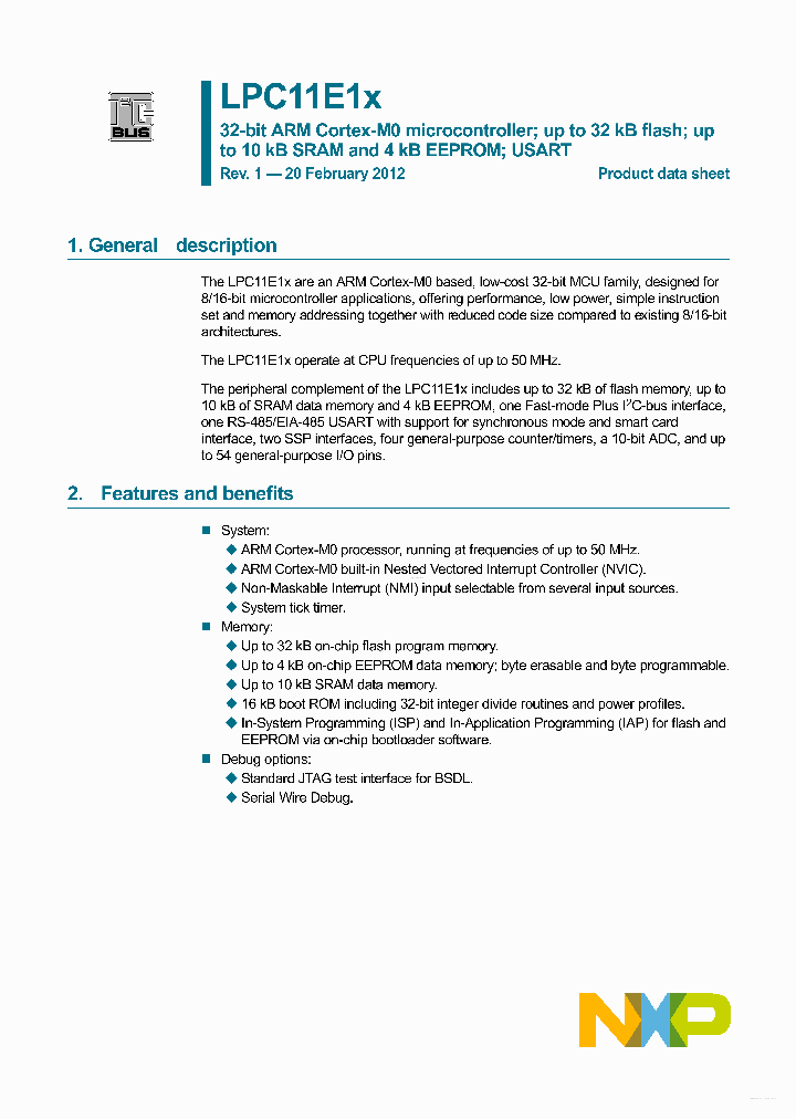 LPC11E12_7741732.PDF Datasheet