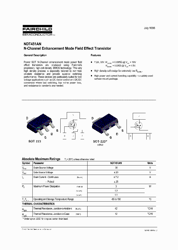 NDT451ANNL_7742657.PDF Datasheet