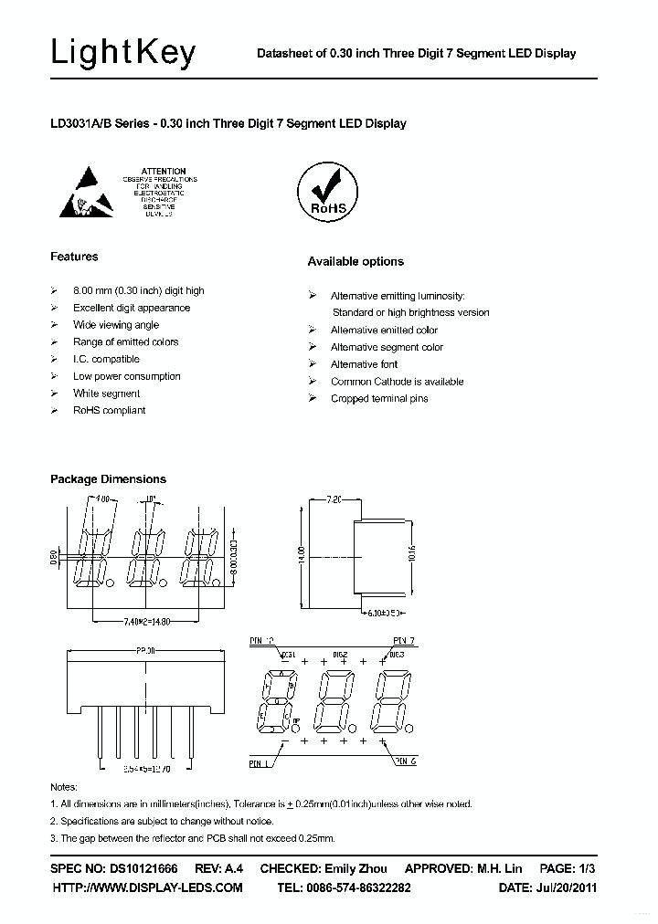 LD3031BUB_7743605.PDF Datasheet