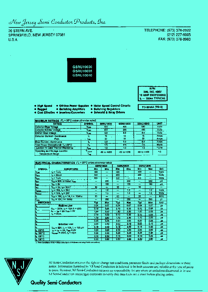 GSRU10030_7744888.PDF Datasheet