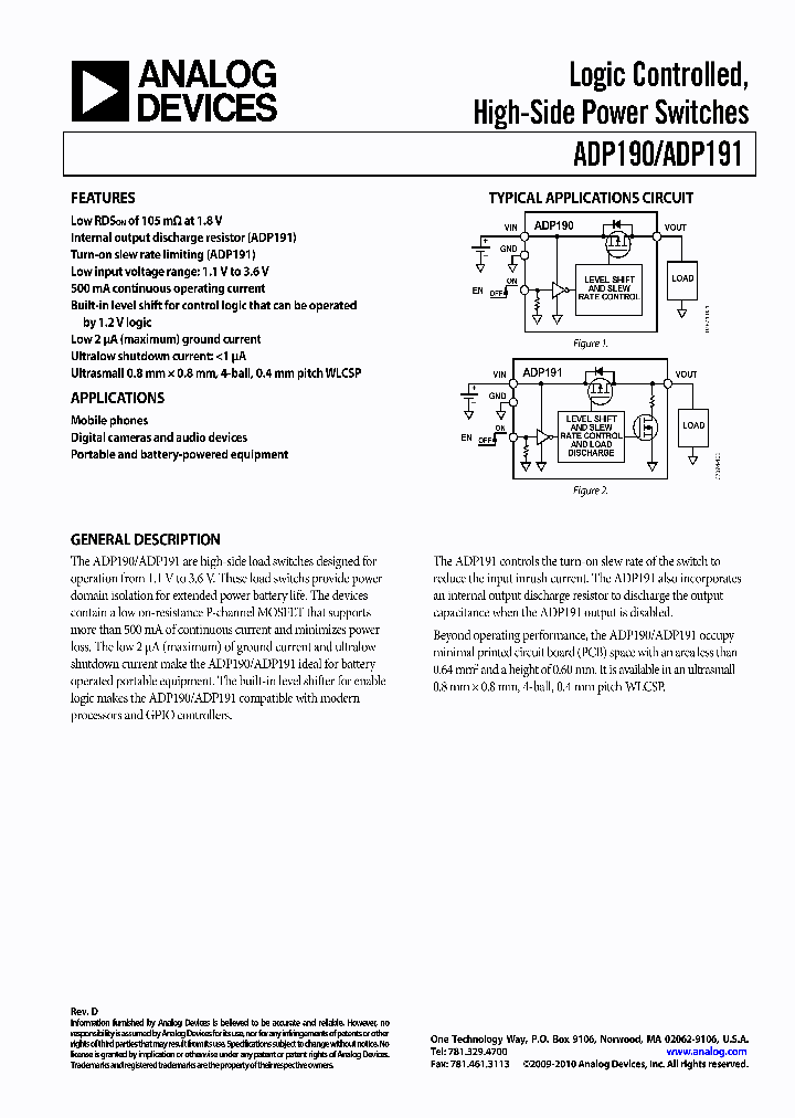 ADP190_7747650.PDF Datasheet