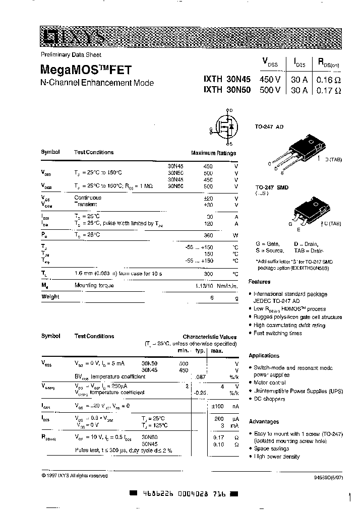 IXTH30N45_7748478.PDF Datasheet