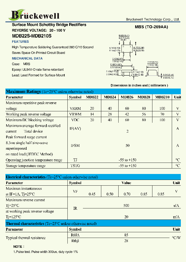 MDB210_7748525.PDF Datasheet