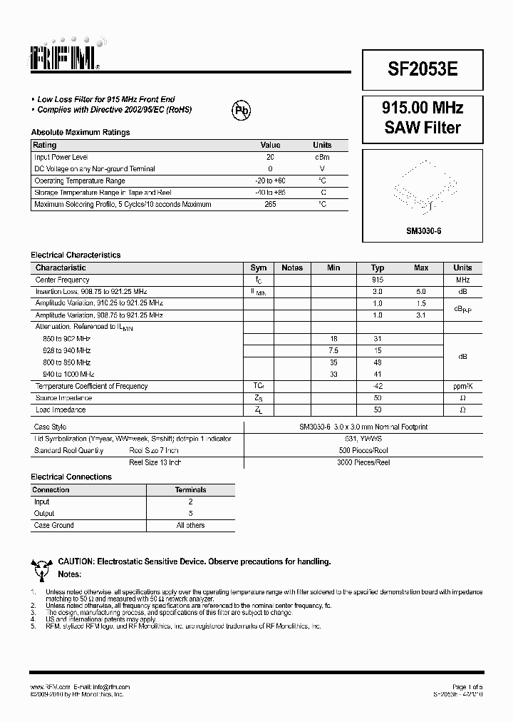 SF2053E_7750526.PDF Datasheet