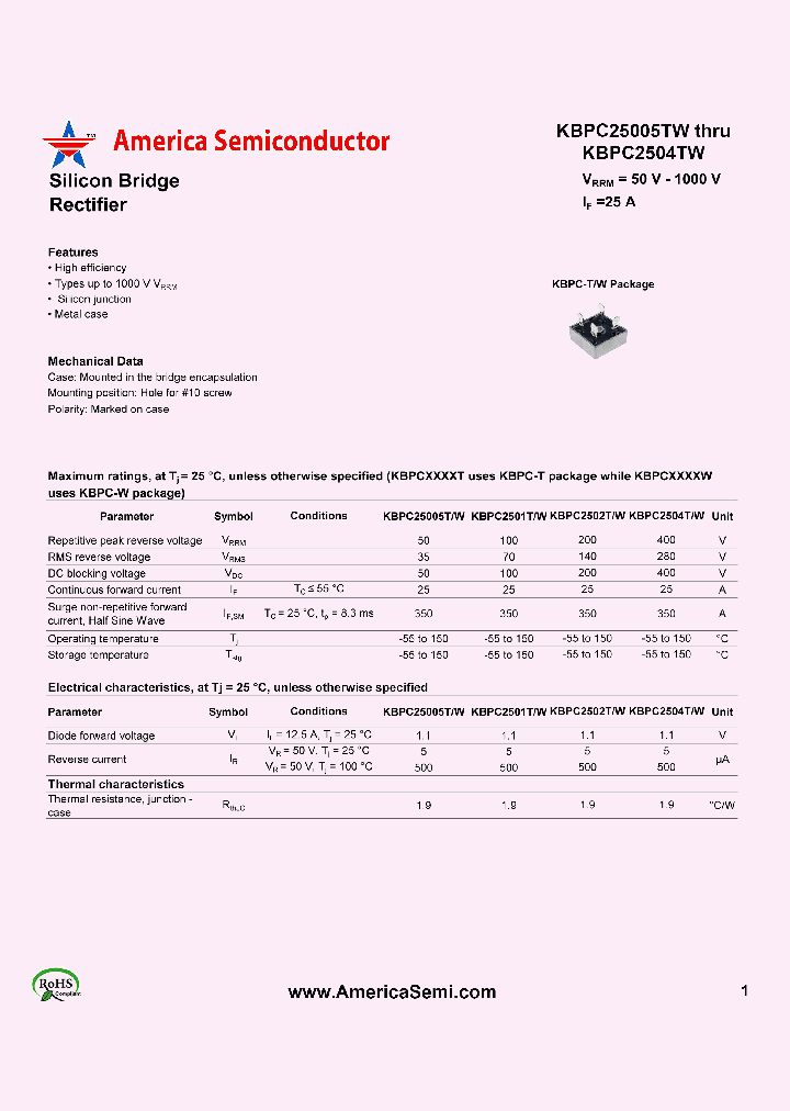KBPC25005TW_7750940.PDF Datasheet