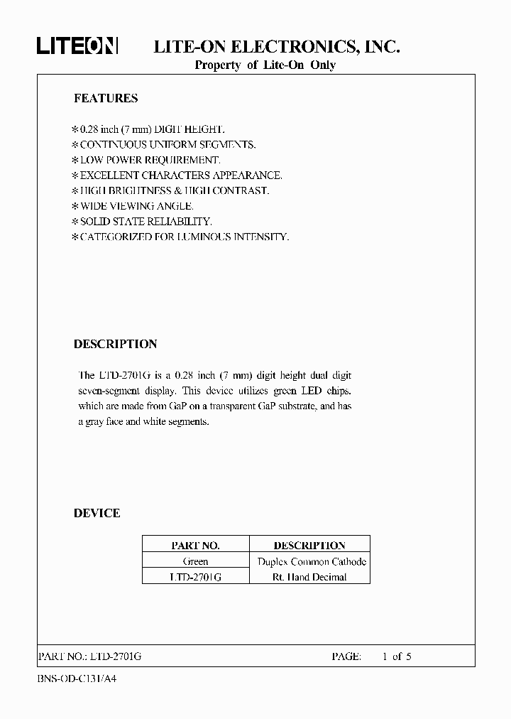 LTD-2701G_7758032.PDF Datasheet