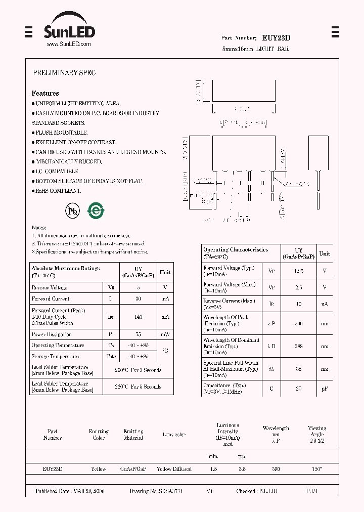 EUY23D_7761164.PDF Datasheet