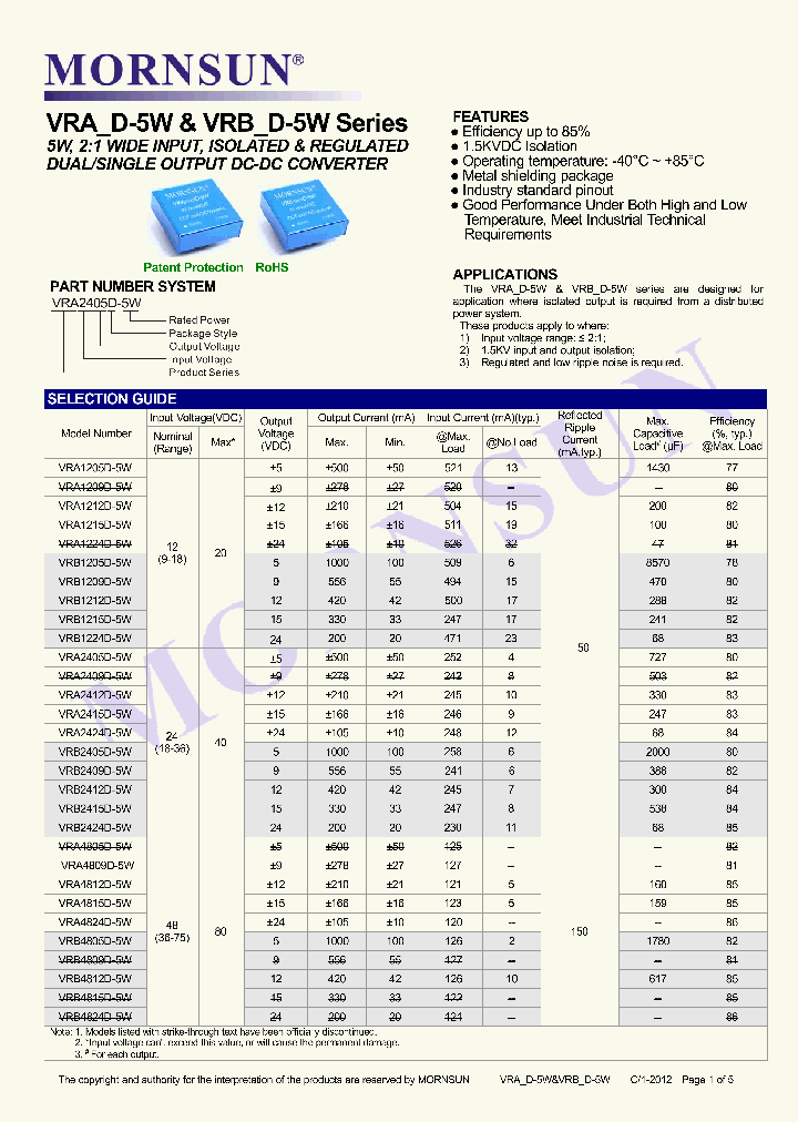 VRB2424D-5W_7761864.PDF Datasheet