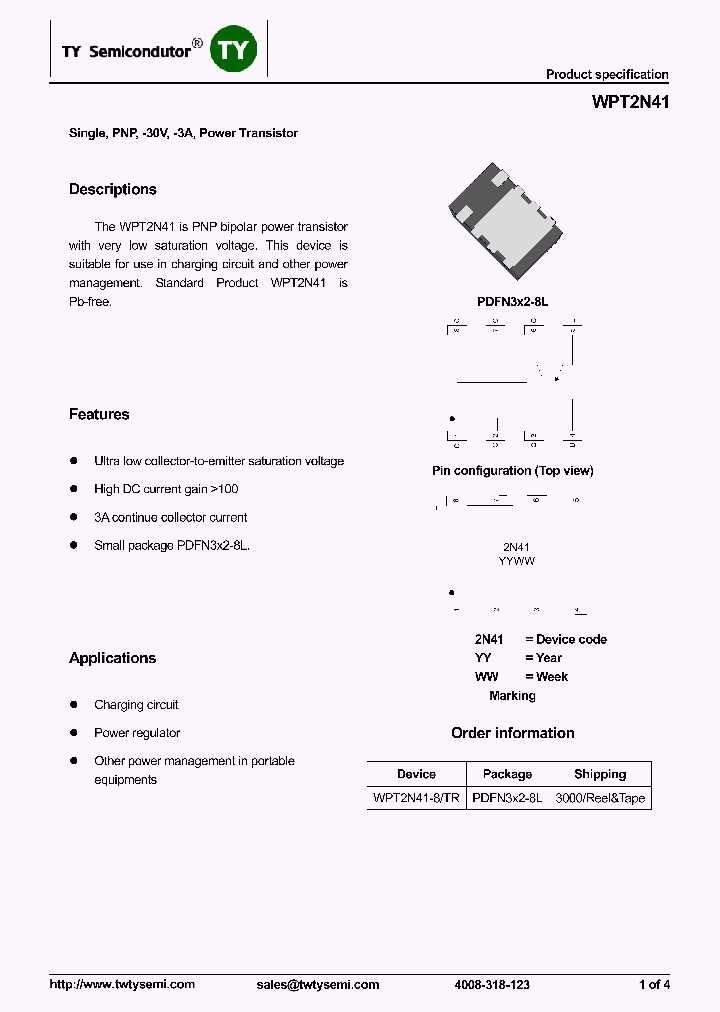 WPT2N41-8TR_7762470.PDF Datasheet
