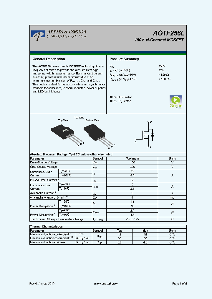 AOTF256L_7762519.PDF Datasheet