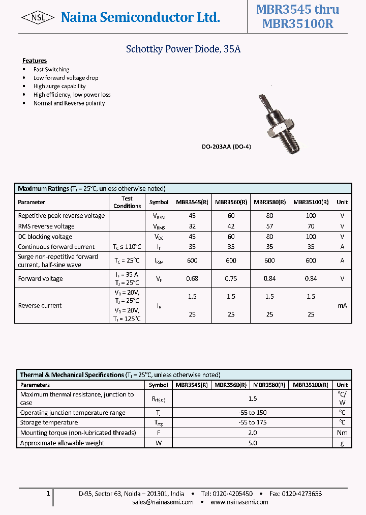 MBR3545_7765458.PDF Datasheet