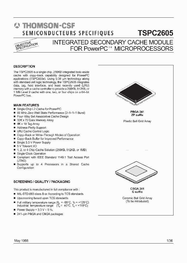 TSPC2605VG66_7755818.PDF Datasheet