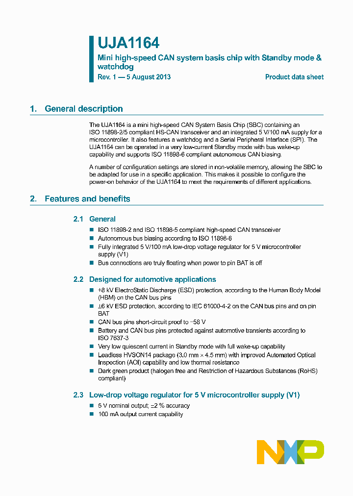 UJA1164_7767696.PDF Datasheet