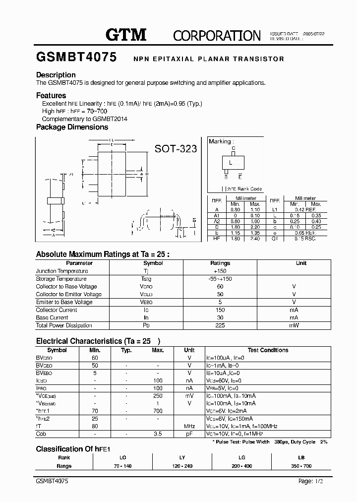 GSMBT4075_7769812.PDF Datasheet