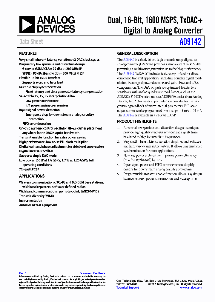 AD9142BCPZRL_7778035.PDF Datasheet
