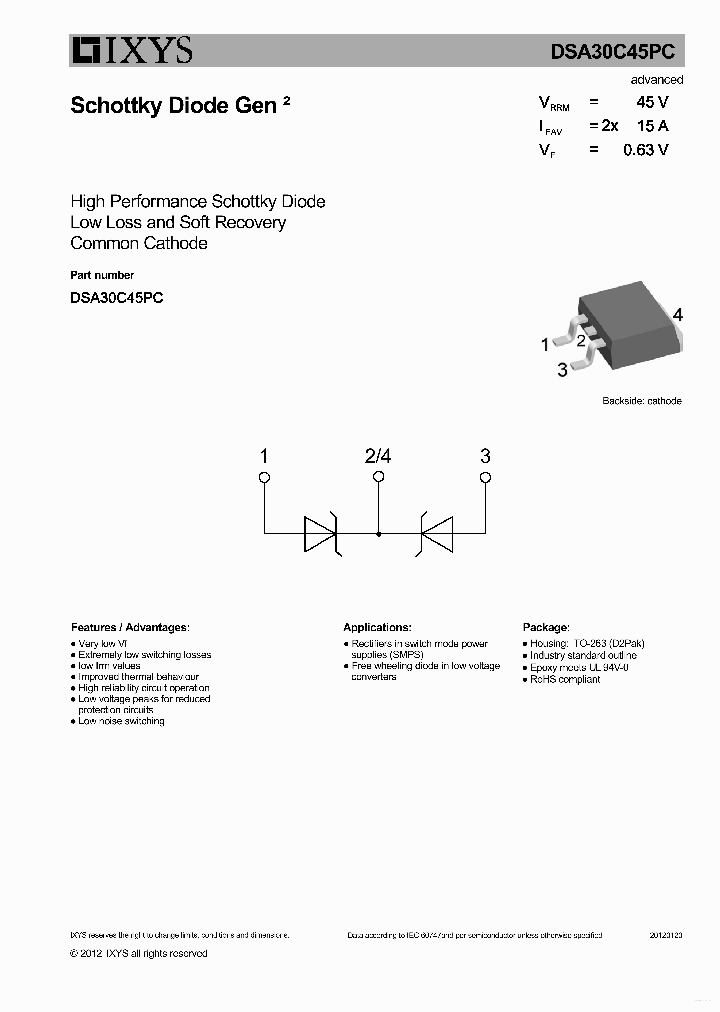 DSA30C45PC_7745568.PDF Datasheet