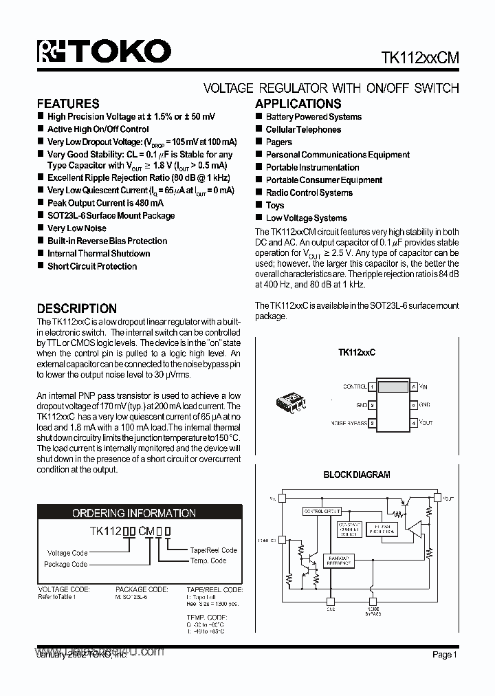TK1122XCM_7747000.PDF Datasheet