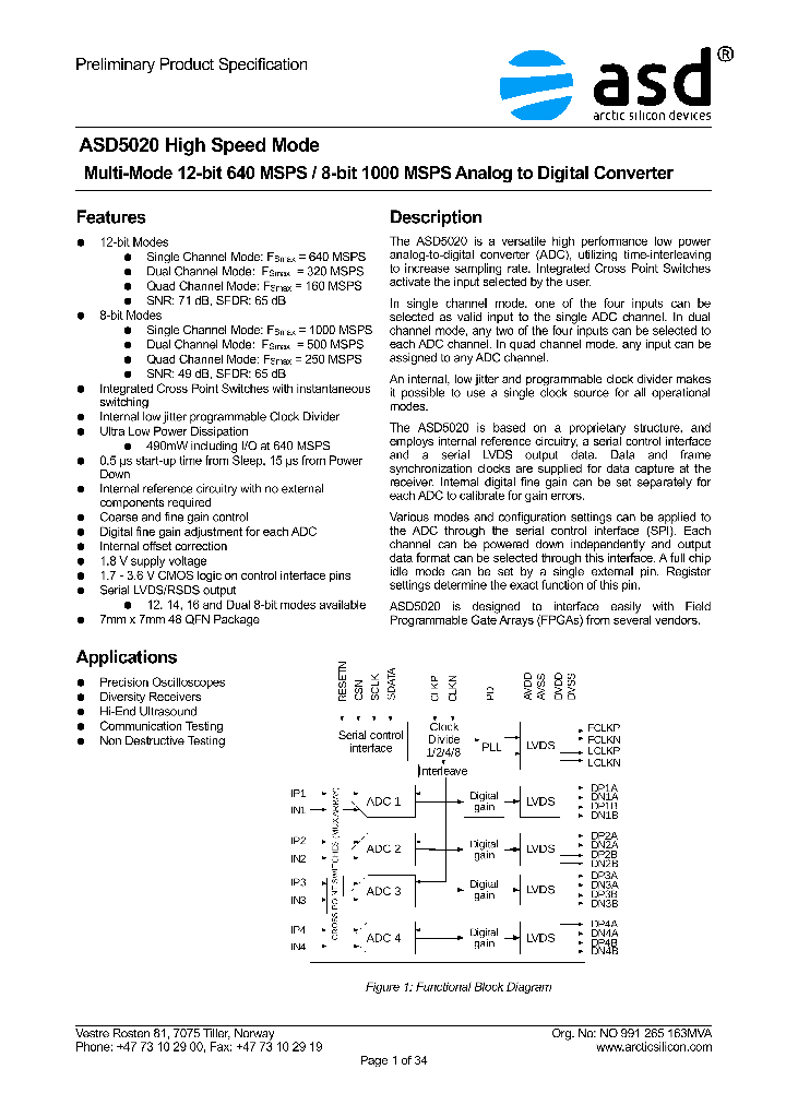 ASD5020_7750725.PDF Datasheet