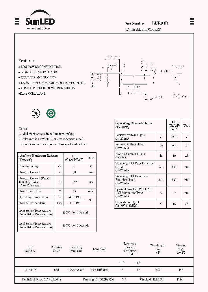 LUR04D_7785097.PDF Datasheet