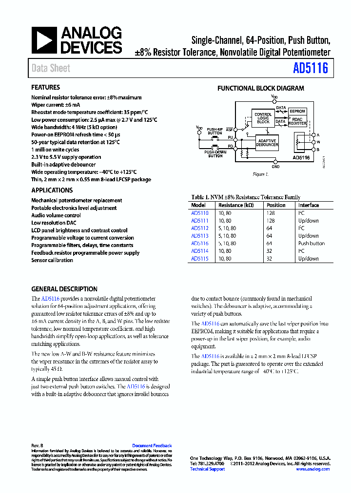 AD5116_7785324.PDF Datasheet