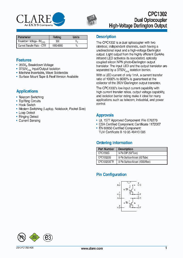 CPC1302GSTR_7761075.PDF Datasheet