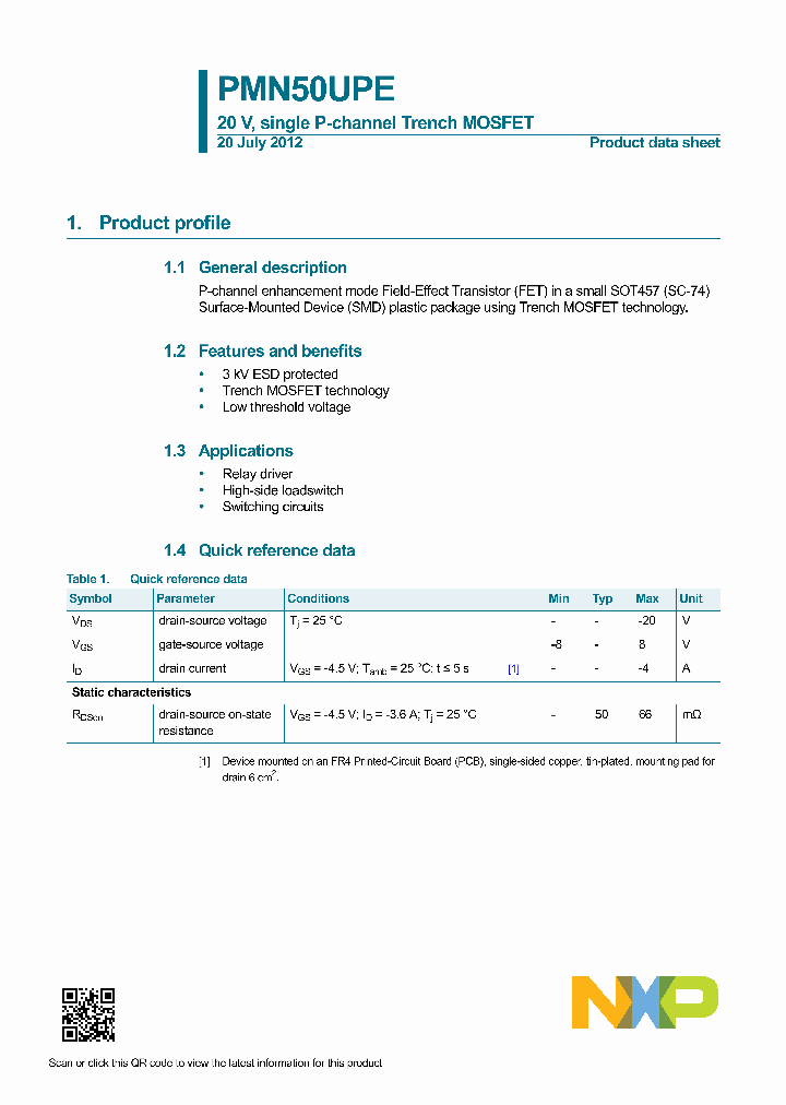 PMN50UPE_7807428.PDF Datasheet