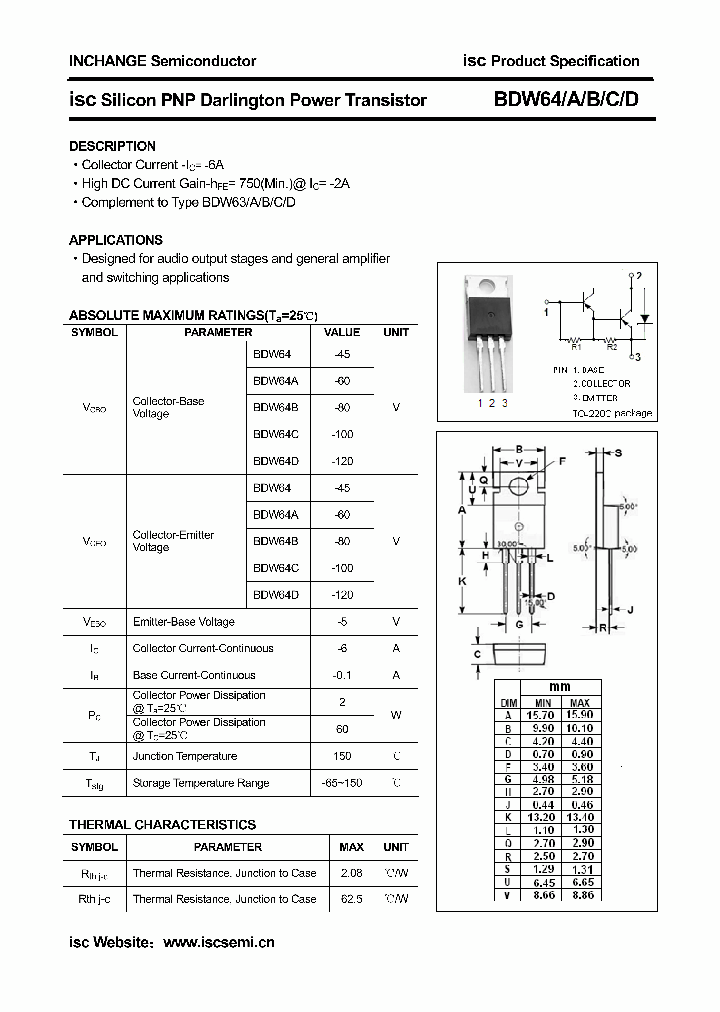 BDW64B_7804212.PDF Datasheet