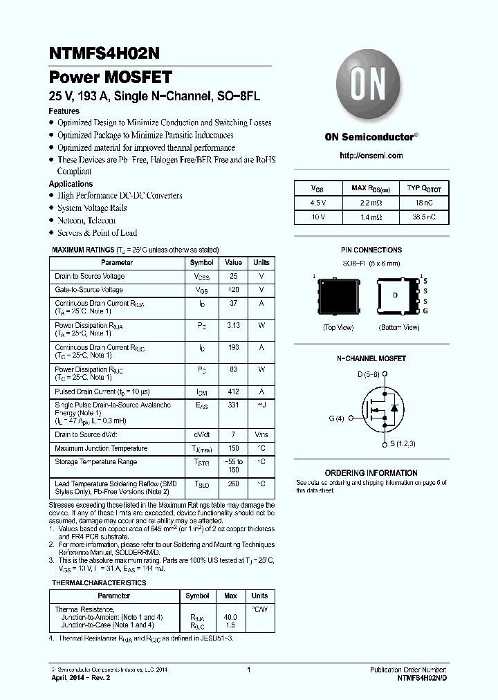 NTMFS4H02N_7762020.PDF Datasheet