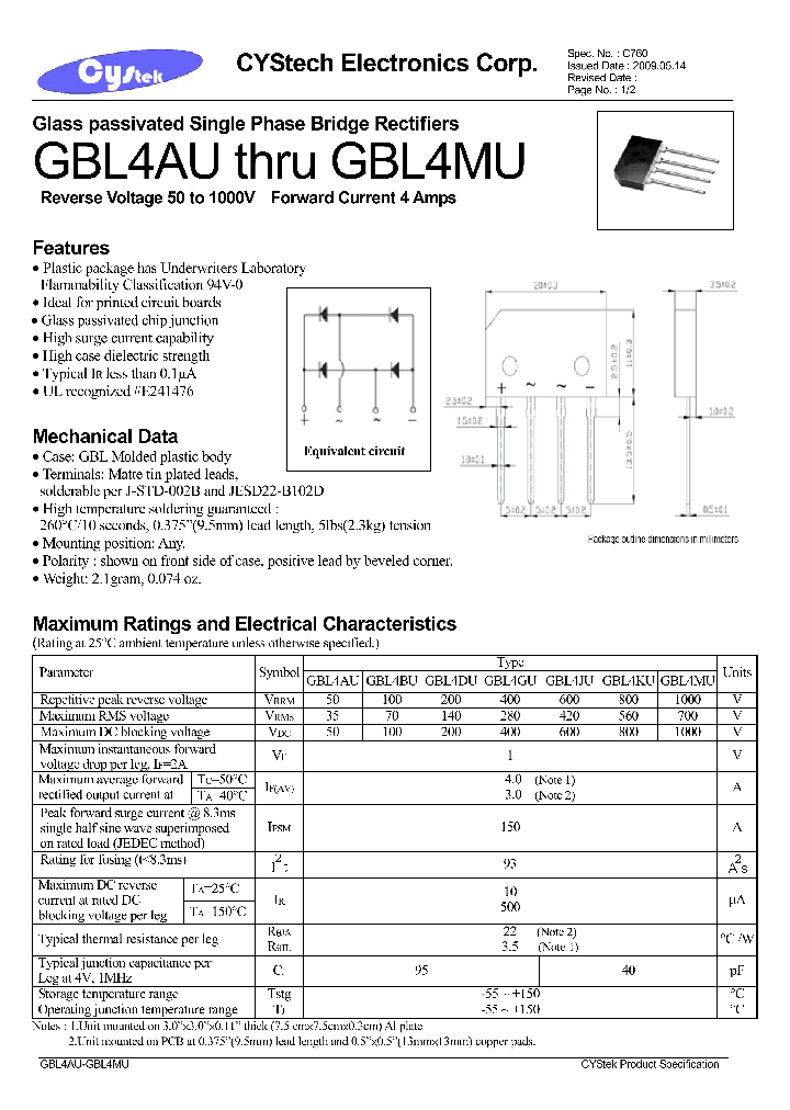 GBL4MU_7811231.PDF Datasheet