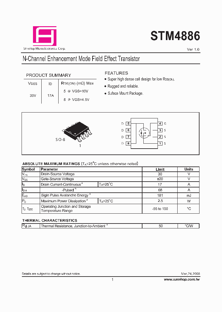 STM4886_7810814.PDF Datasheet
