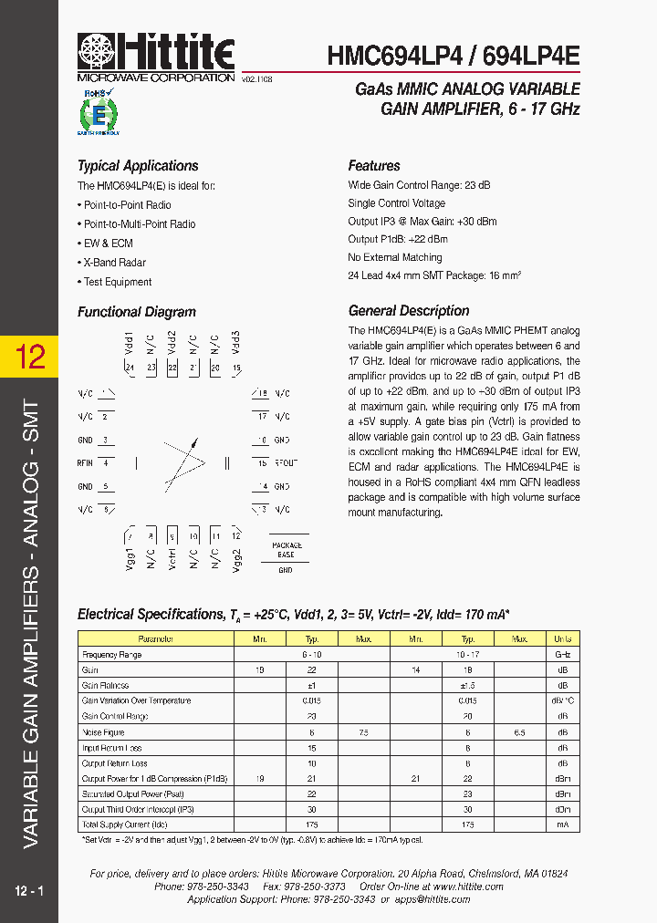 HMC694LP4_7802537.PDF Datasheet