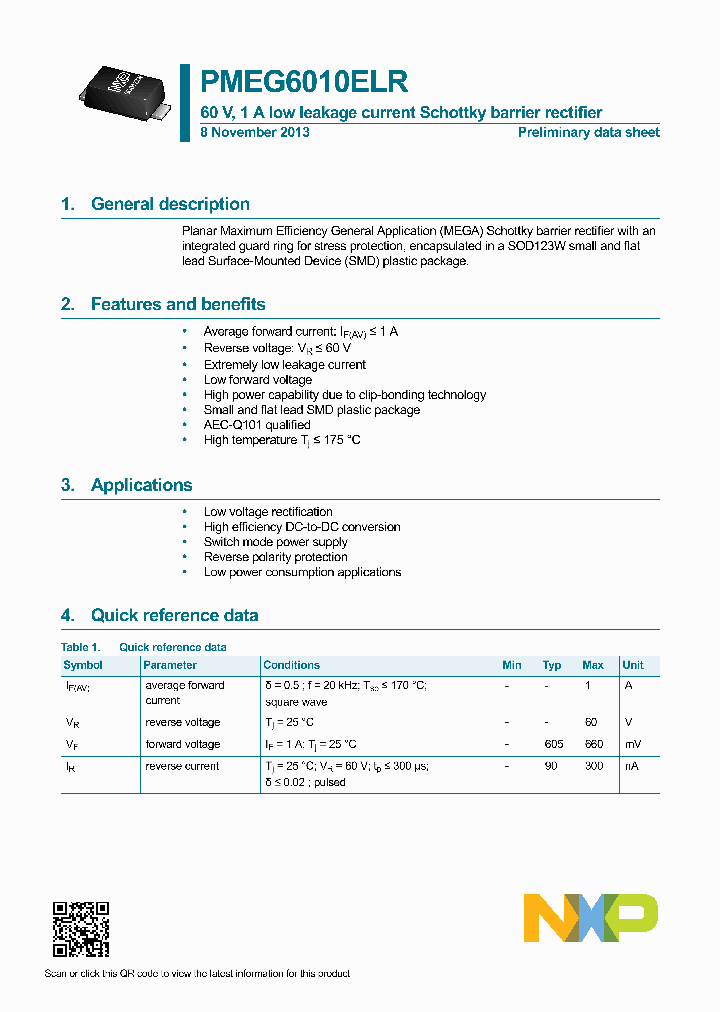 PMEG6010ELR_7802238.PDF Datasheet